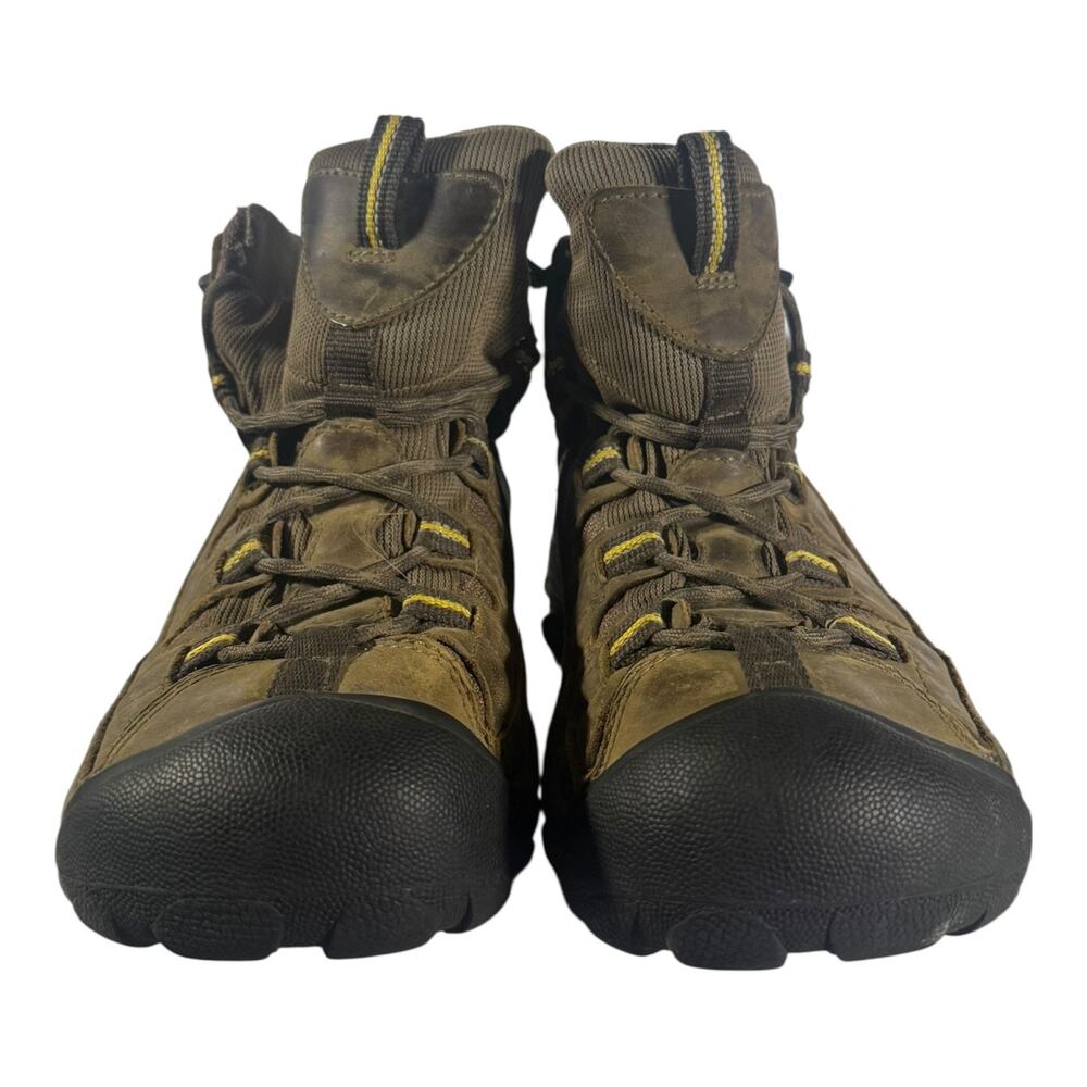 Keen Targhee II WP Mid Brown Leather Waterproof Hiking Boots Men's Size 7 - Picture 3 of 9